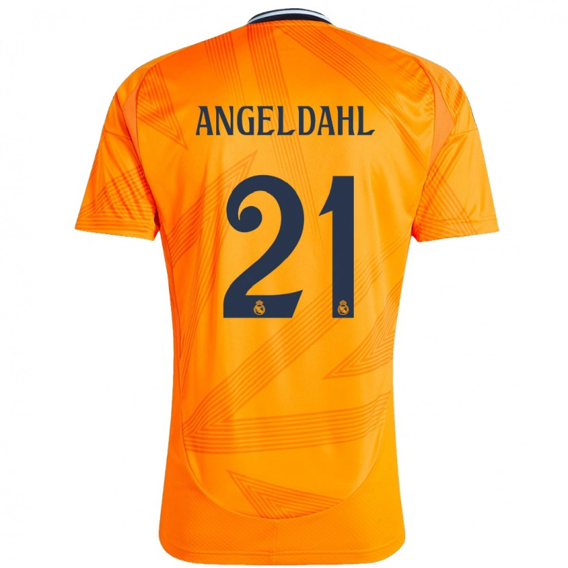 Danxen Dámské Filippa Angeldahl #21 Pomerančový Daleko Hráčské Dresy 2024/25 Dres