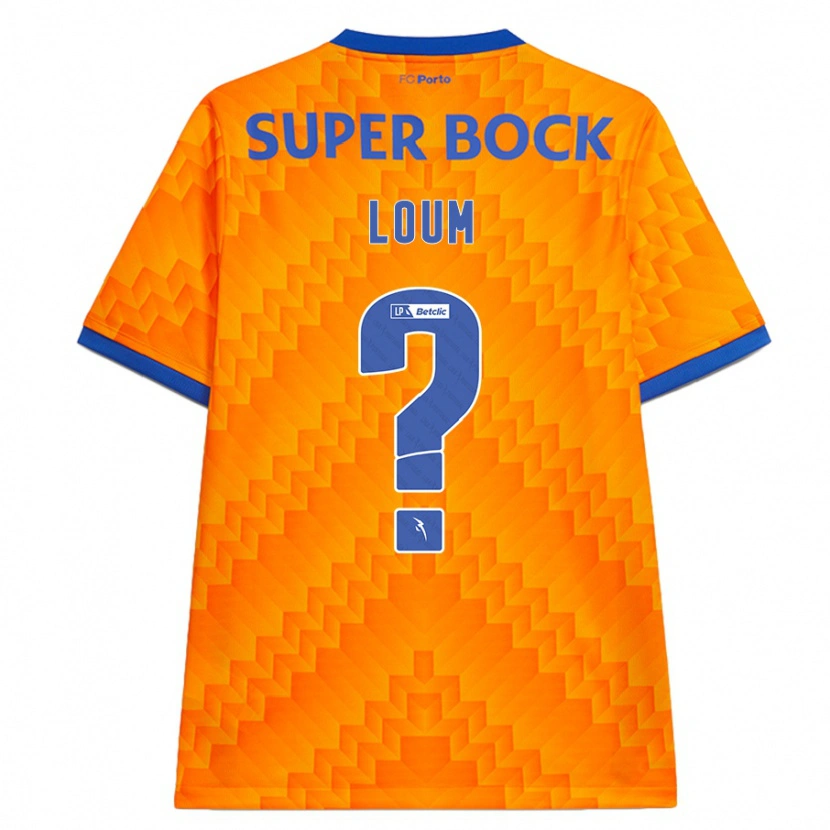Danxen Dámské Mamadou Loum #0 Pomerančový Daleko Hráčské Dresy 2024/25 Dres