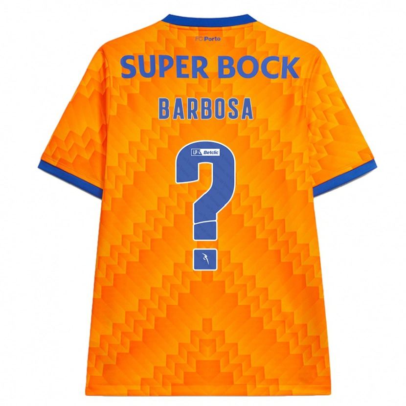 Danxen Dámské Rúben Barbosa #0 Pomerančový Daleko Hráčské Dresy 2024/25 Dres