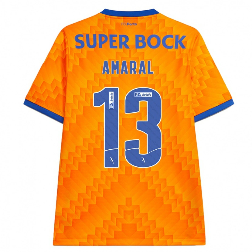 Danxen Dámské Fábio Amaral #13 Pomerančový Daleko Hráčské Dresy 2024/25 Dres