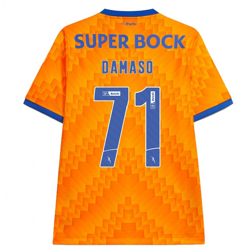 Danxen Dámské Nico Damaso #71 Pomerančový Daleko Hráčské Dresy 2024/25 Dres