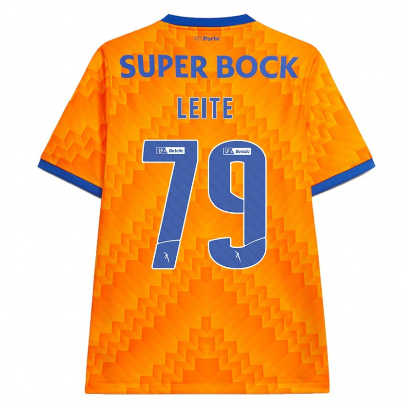 Danxen Dámské Afonso Leite #79 Pomerančový Daleko Hráčské Dresy 2024/25 Dres