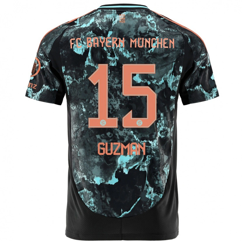 Danxen Dámské Ana María Guzmán #15 Černý Daleko Hráčské Dresy 2024/25 Dres