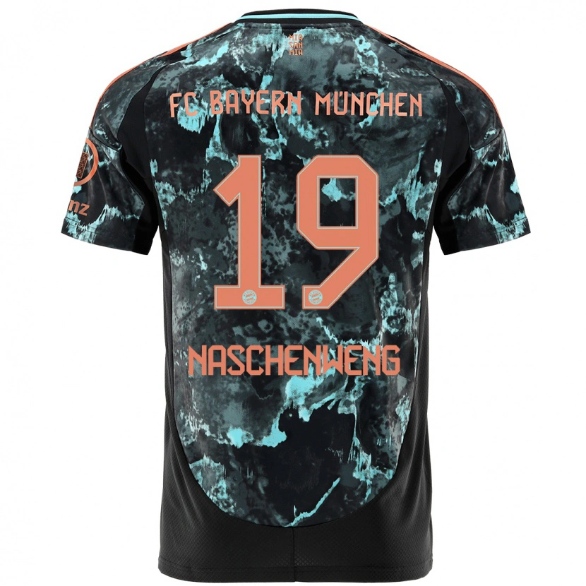 Danxen Dámské Katharina Naschenweng #19 Černý Daleko Hráčské Dresy 2024/25 Dres