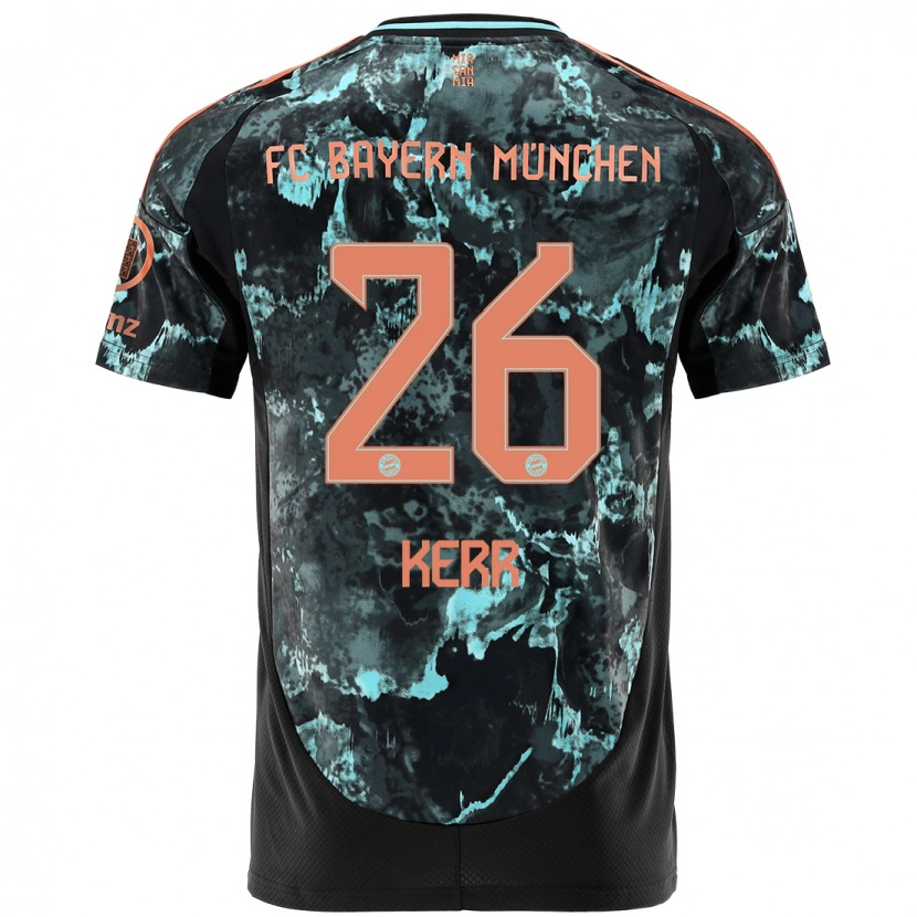 Danxen Dámské Samantha Kerr #26 Černý Daleko Hráčské Dresy 2024/25 Dres