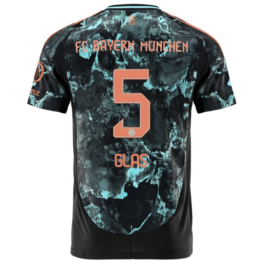 Danxen Dámské Hanna Glas #5 Černý Daleko Hráčské Dresy 2024/25 Dres