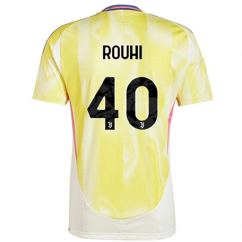 Danxen Dámské Jonas Rouhi #40 Solární Žlutá Daleko Hráčské Dresy 2024/25 Dres