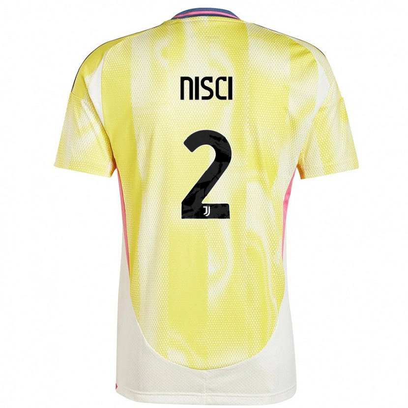 Danxen Dámské Alessandro Nisci #2 Solární Žlutá Daleko Hráčské Dresy 2024/25 Dres