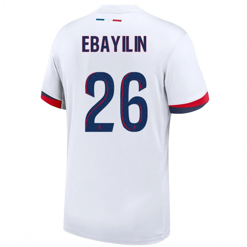 Danxen Dámské Anaïs Ebayilin #26 Bílá Modrá Červená Daleko Hráčské Dresy 2024/25 Dres