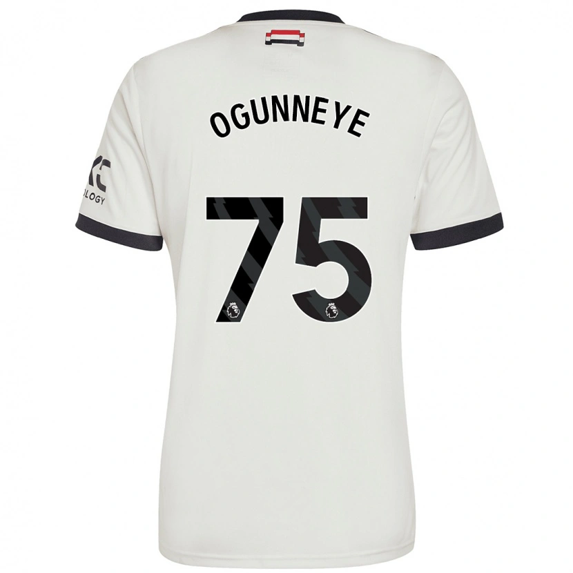 Danxen Dámské Habeeb Ogunneye #75 Off White Třetí Hráčské Dresy 2024/25 Dres