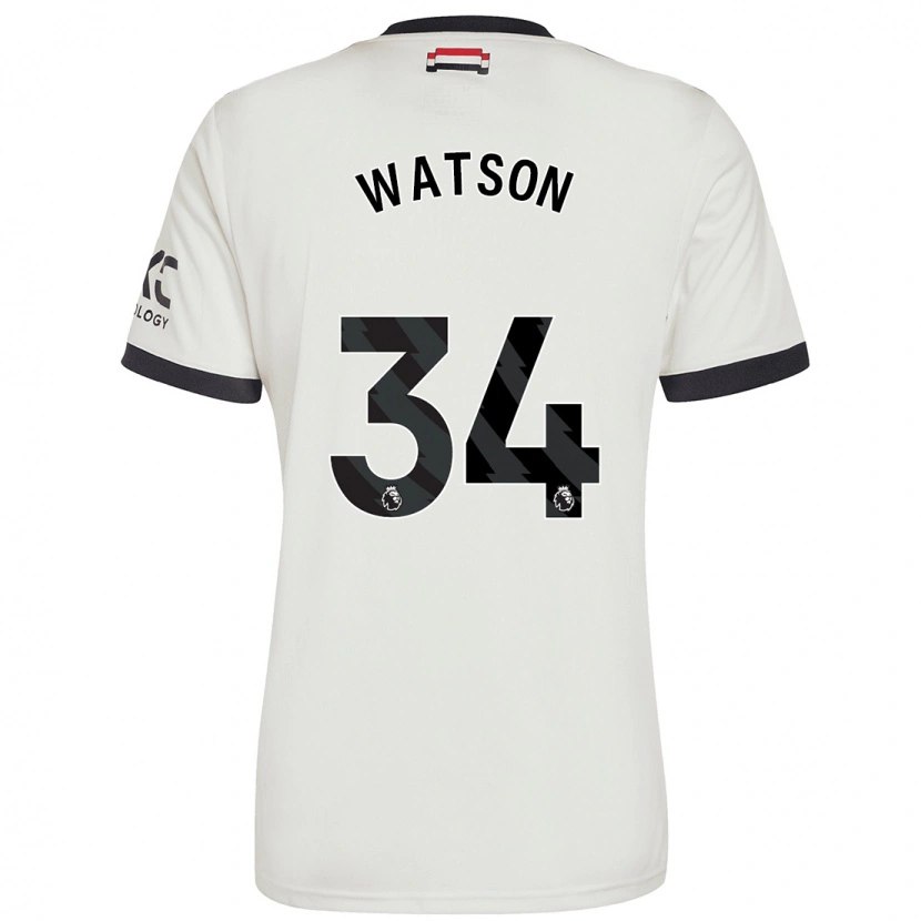 Danxen Dámské Emma Watson #34 Off White Třetí Hráčské Dresy 2024/25 Dres