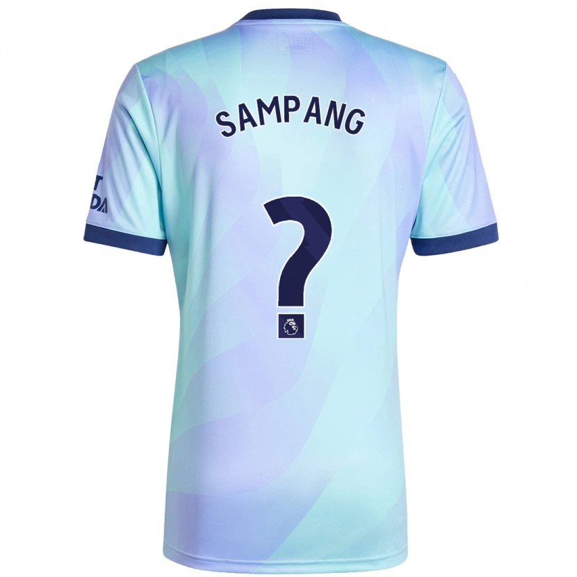 Danxen Dámské Saurap Sampang #0 Aqua Třetí Hráčské Dresy 2024/25 Dres