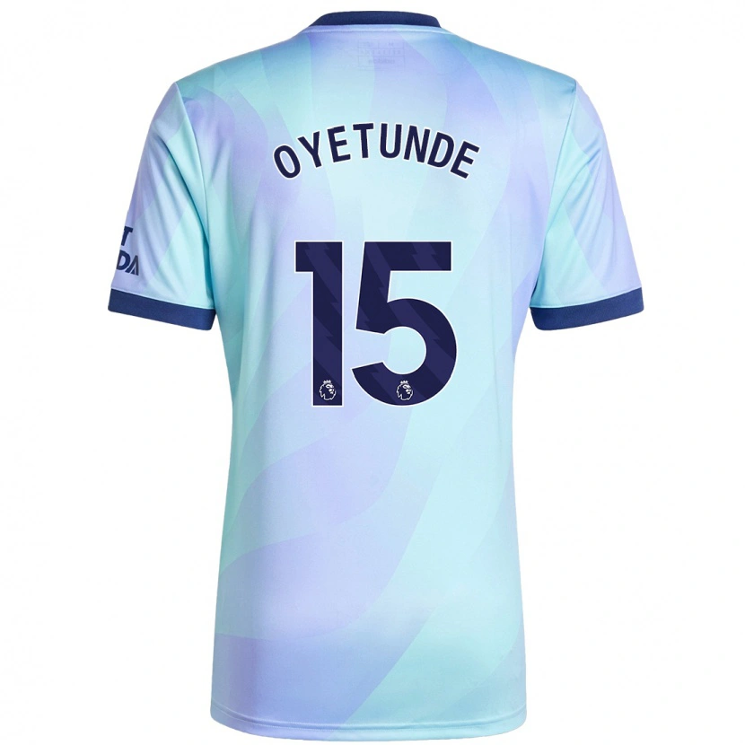 Danxen Dámské Daniel Oyetunde #15 Aqua Třetí Hráčské Dresy 2024/25 Dres