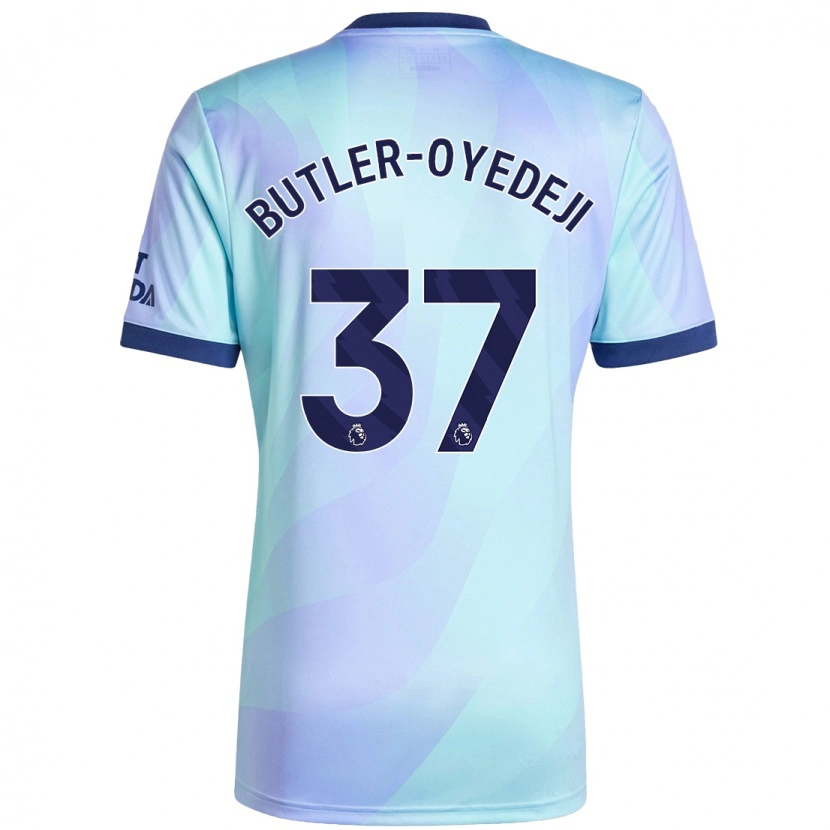 Danxen Dámské Nathan Butler-Oyedeji #37 Aqua Třetí Hráčské Dresy 2024/25 Dres