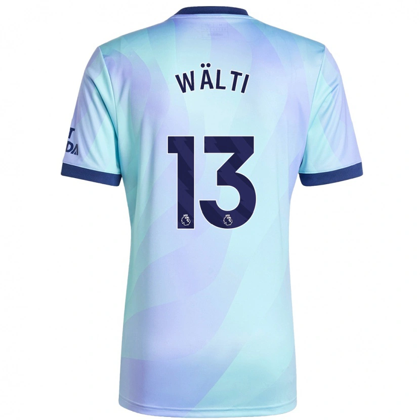 Danxen Dámské Lia Wälti #13 Aqua Třetí Hráčské Dresy 2024/25 Dres
