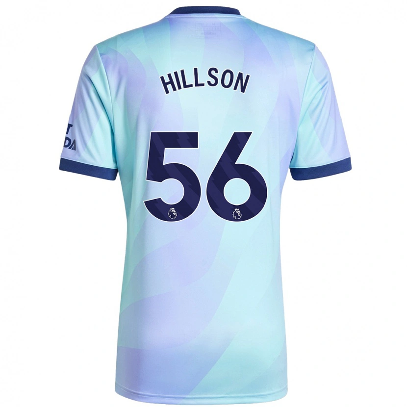 Danxen Dámské James Hillson #56 Aqua Třetí Hráčské Dresy 2024/25 Dres