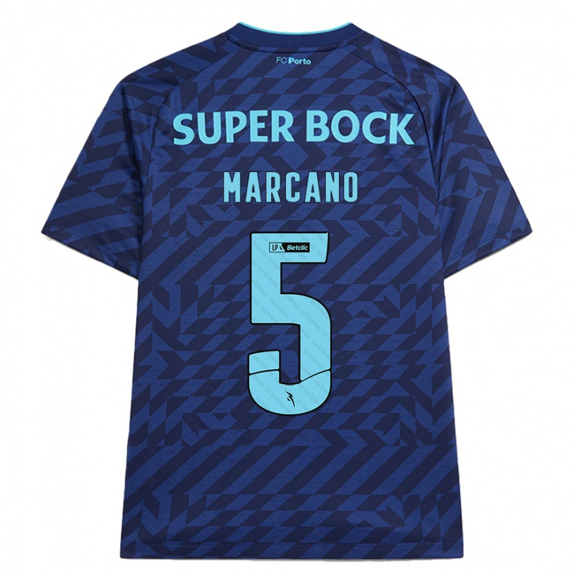 Danxen Dámské Iván Marcano #5 Námořnická Modř Třetí Hráčské Dresy 2024/25 Dres
