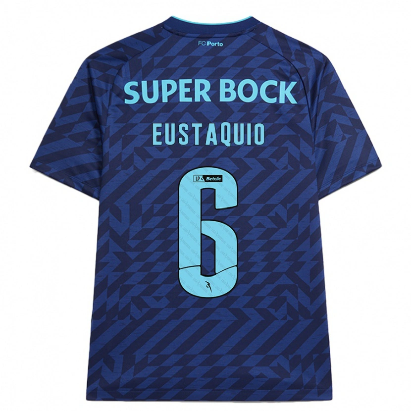 Danxen Dámské Stephen Eustaquio #6 Námořnická Modř Třetí Hráčské Dresy 2024/25 Dres