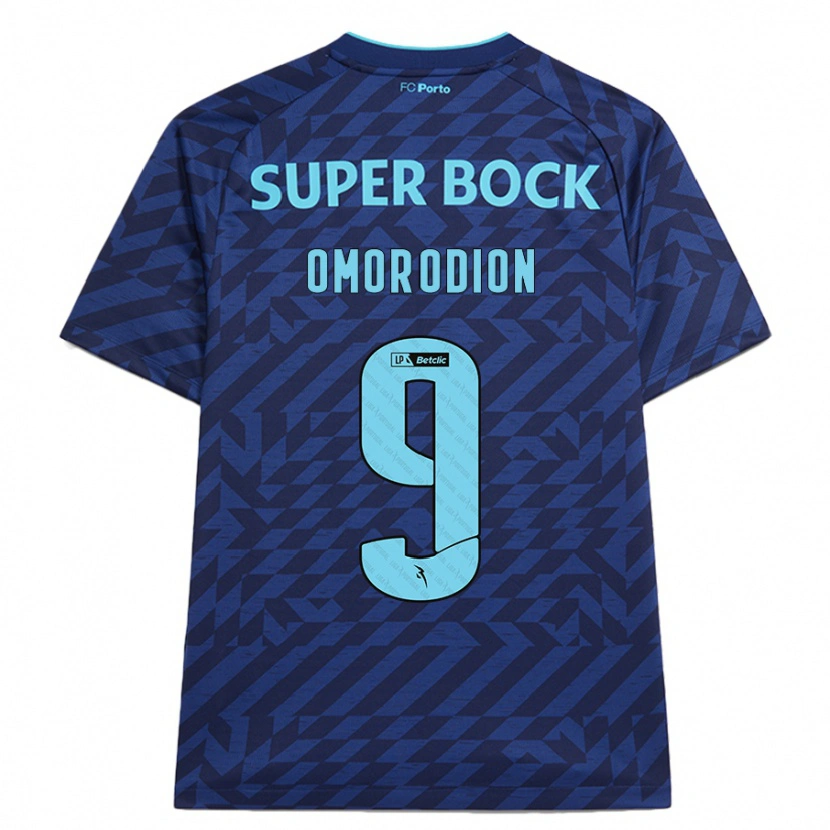 Danxen Dámské Samu Omorodion #9 Námořnická Modř Třetí Hráčské Dresy 2024/25 Dres