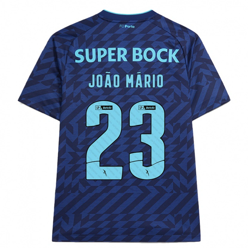 Danxen Dámské João Mário #23 Námořnická Modř Třetí Hráčské Dresy 2024/25 Dres