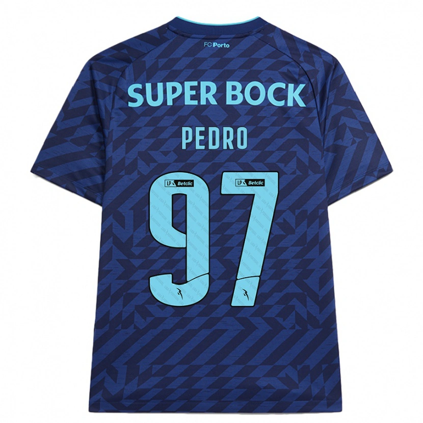 Danxen Dámské Zé Pedro #97 Námořnická Modř Třetí Hráčské Dresy 2024/25 Dres
