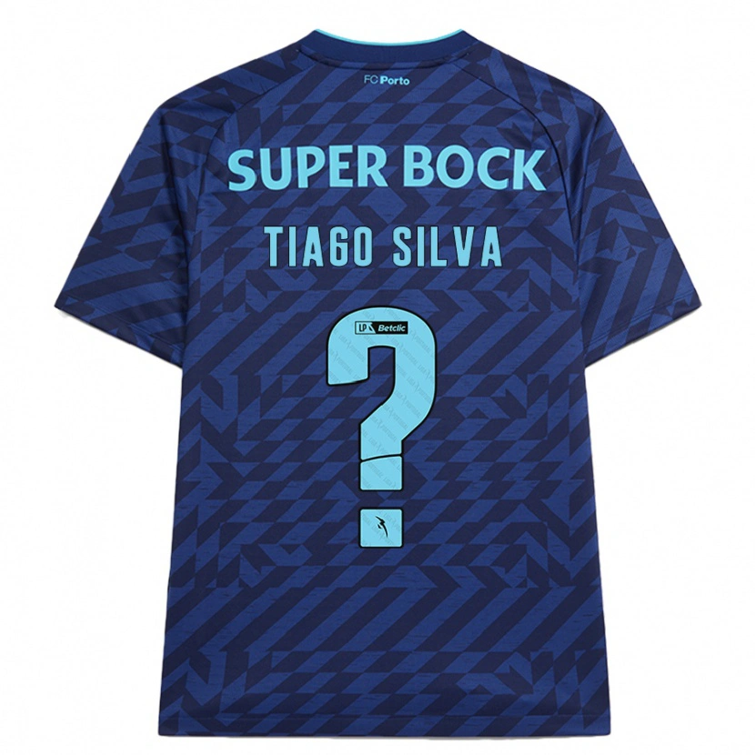 Danxen Dámské Tiago Silva #0 Námořnická Modř Třetí Hráčské Dresy 2024/25 Dres