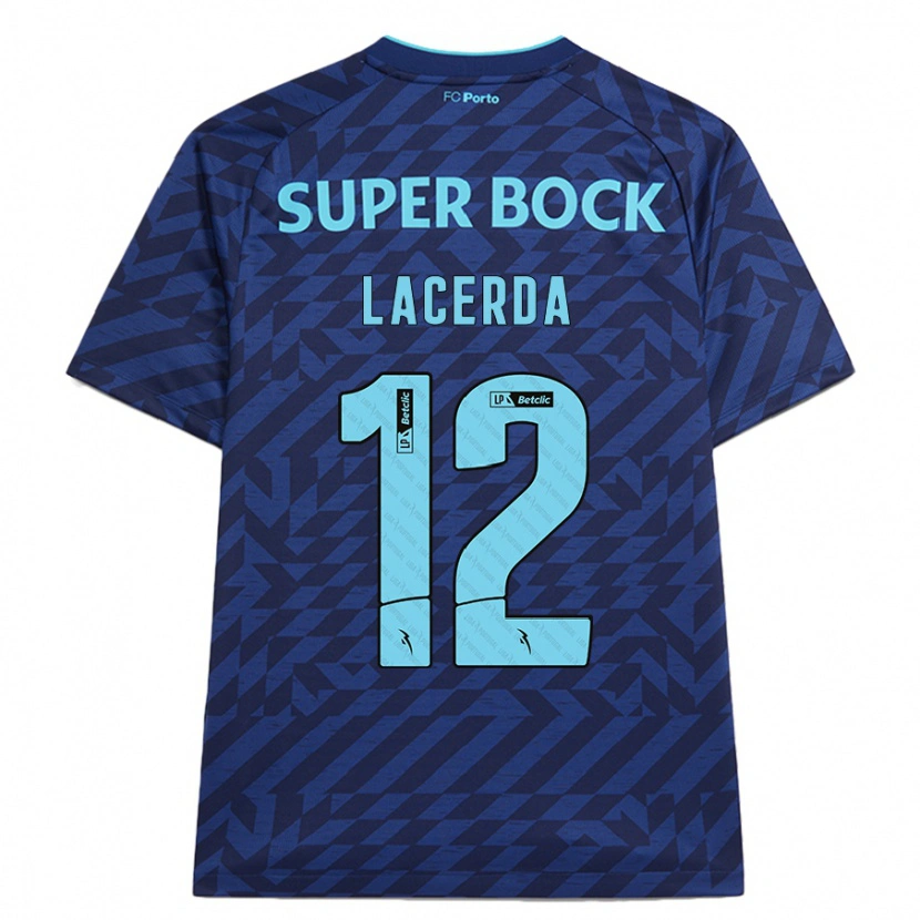 Danxen Dámské Lacerda #12 Námořnická Modř Třetí Hráčské Dresy 2024/25 Dres