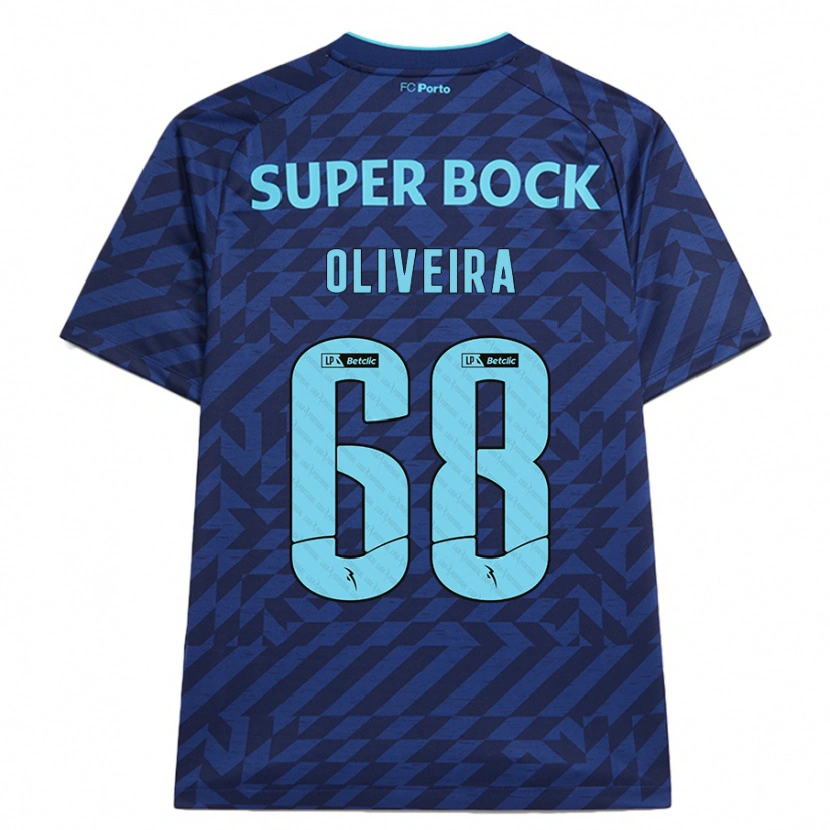 Danxen Dámské André Oliveira #68 Námořnická Modř Třetí Hráčské Dresy 2024/25 Dres