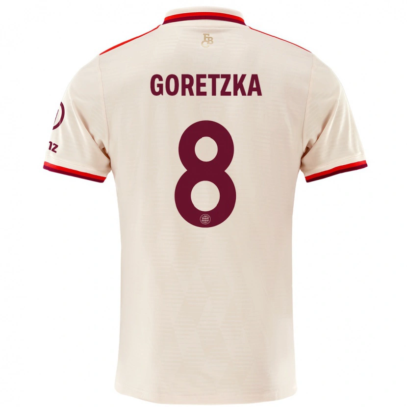 Danxen Dámské Leon Goretzka #8 Prádlo Třetí Hráčské Dresy 2024/25 Dres