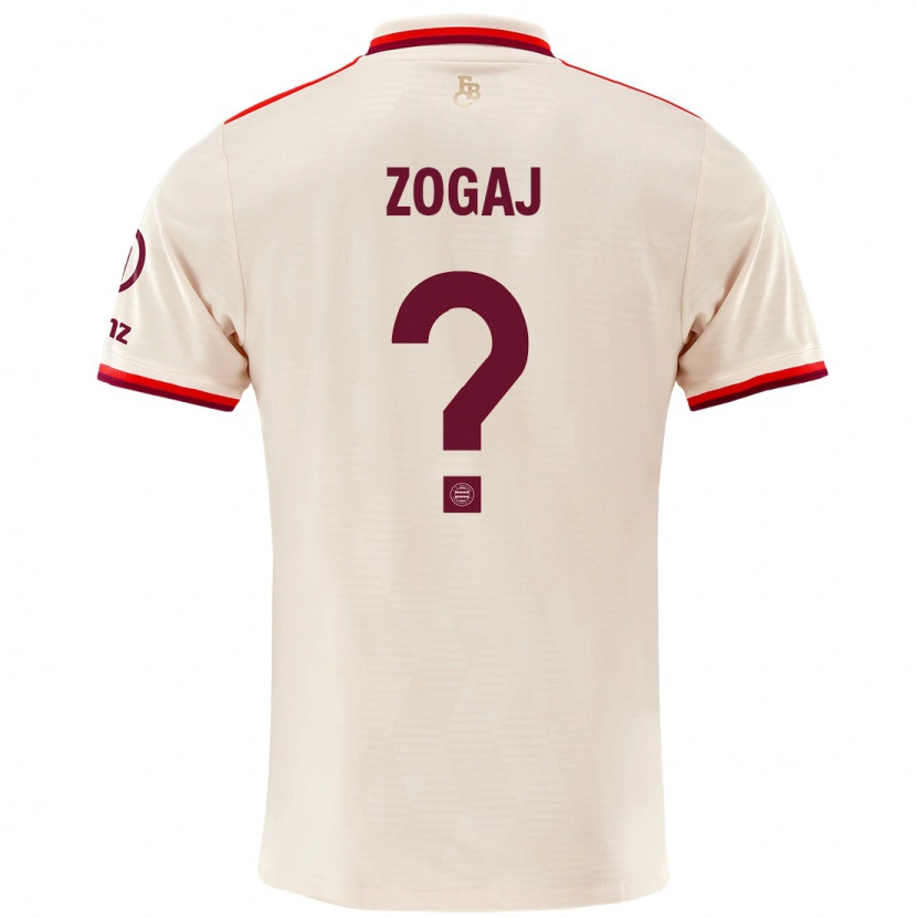 Danxen Dámské Nderim Zogaj #0 Prádlo Třetí Hráčské Dresy 2024/25 Dres