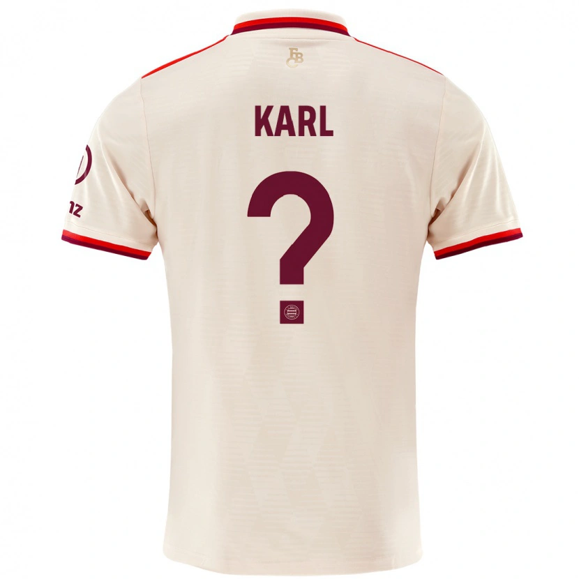 Danxen Dámské Lennart Karl #0 Prádlo Třetí Hráčské Dresy 2024/25 Dres