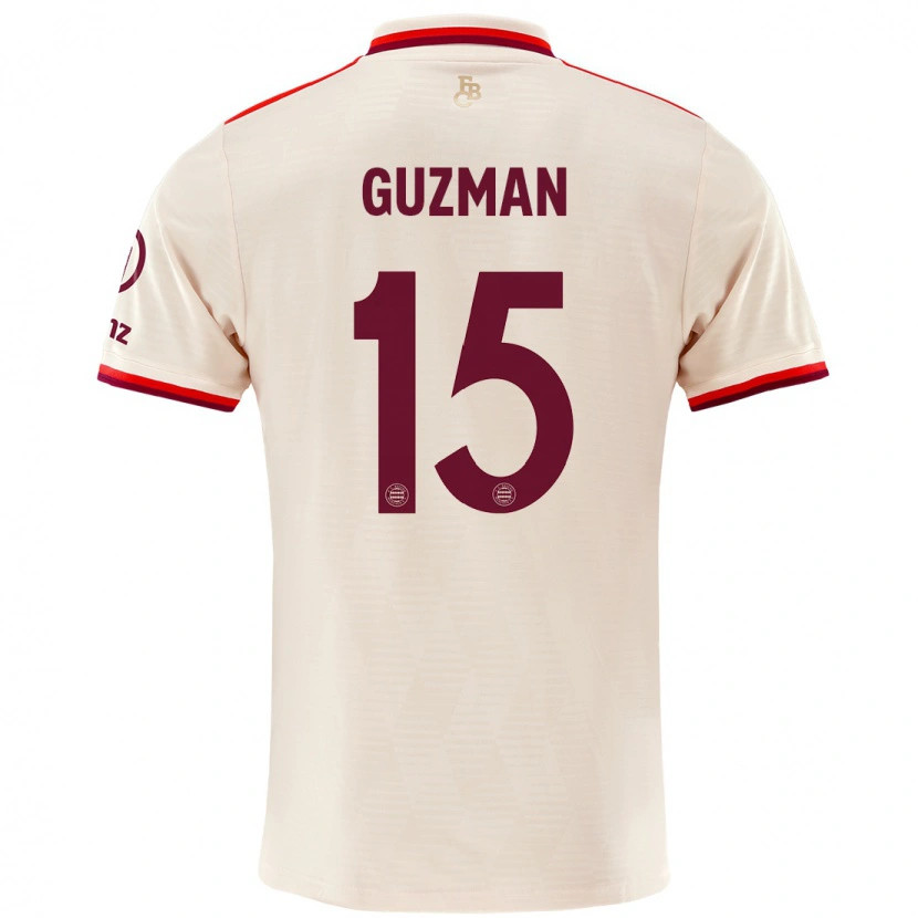 Danxen Dámské Ana María Guzmán #15 Prádlo Třetí Hráčské Dresy 2024/25 Dres