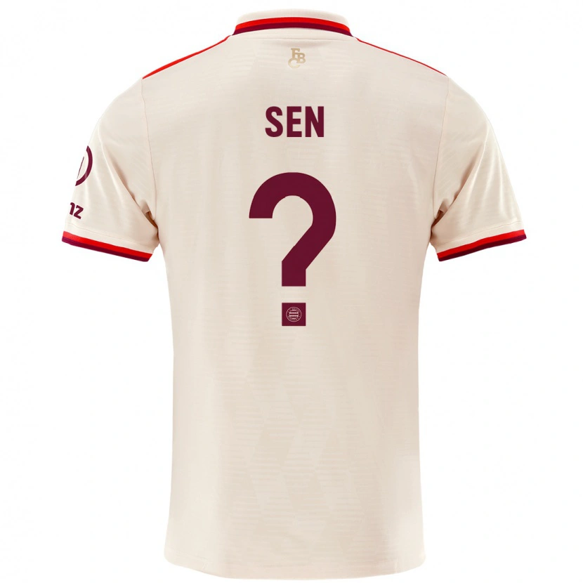 Danxen Dámské Salih Sen #0 Prádlo Třetí Hráčské Dresy 2024/25 Dres