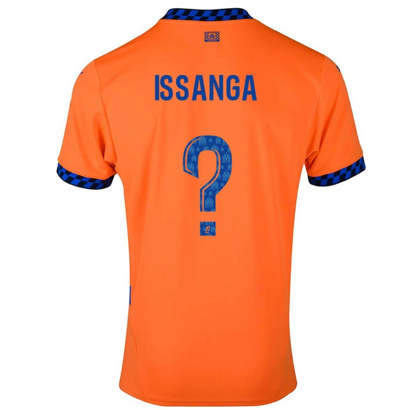 Danxen Dámské Alexandre Issanga #0 Oranžová Tmavě Modrá Třetí Hráčské Dresy 2024/25 Dres