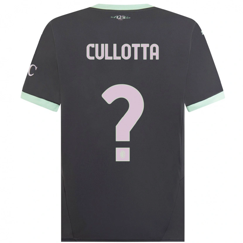 Danxen Dámské Andrea Cullotta #0 Šedá Třetí Hráčské Dresy 2024/25 Dres