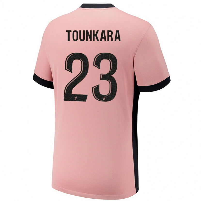 Danxen Dámské Aïssatou Tounkara #23 Rezavě Růžová Třetí Hráčské Dresy 2024/25 Dres