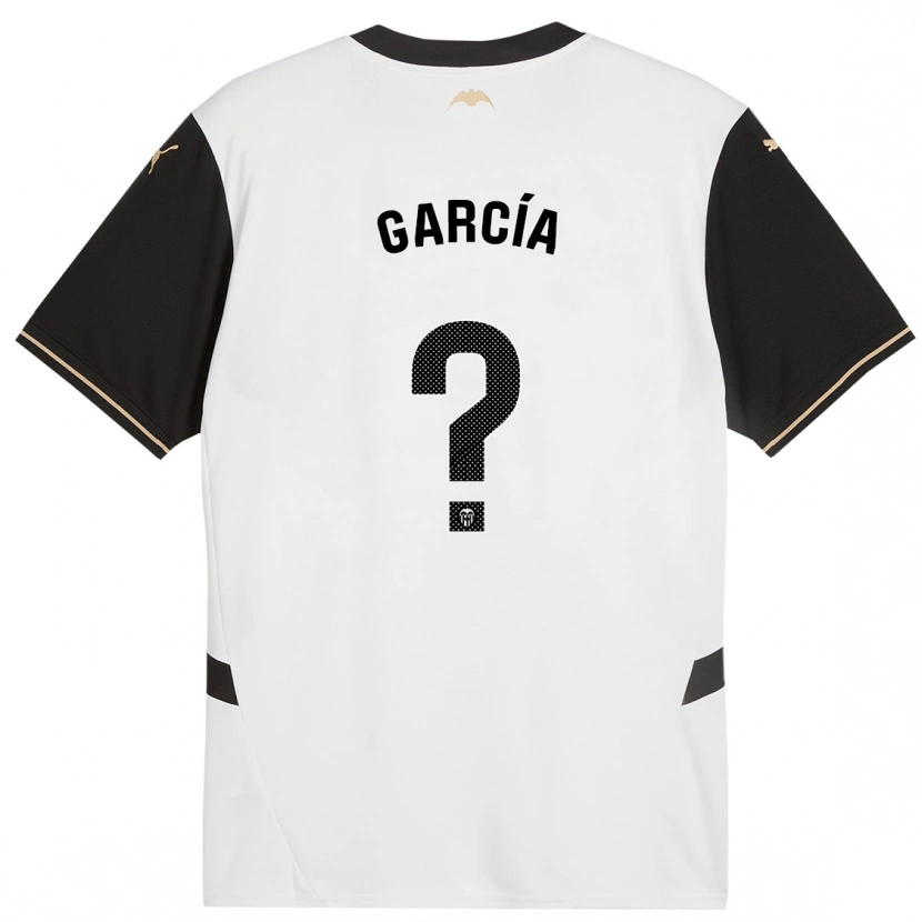 Danxen Dětské Víctor García #0 Bílá Černá Domů Hráčské Dresy 2024/25 Dres