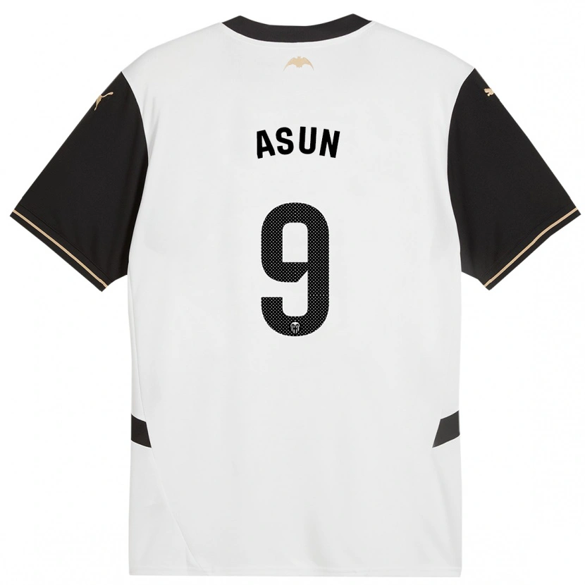 Danxen Dětské Asun #9 Bílá Černá Domů Hráčské Dresy 2024/25 Dres