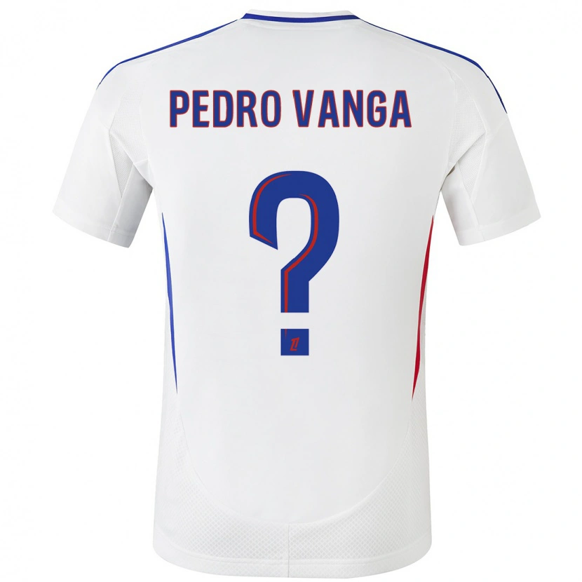 Danxen Dětské Emerson Pedro Vanga #0 Bílá Modrá Domů Hráčské Dresy 2024/25 Dres