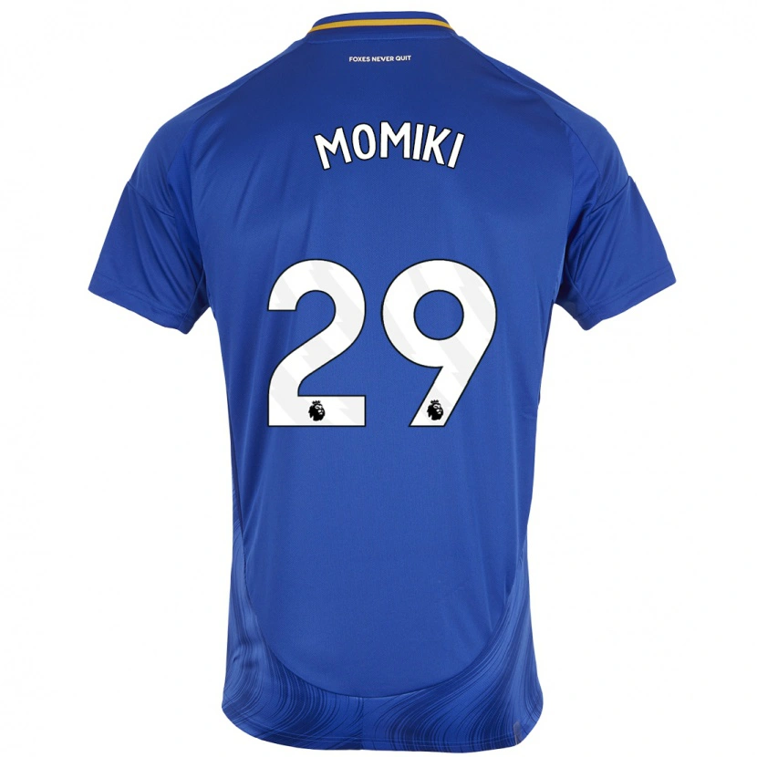 Danxen Dětské Yuka Momiki #29 Modrá Bílá Domů Hráčské Dresy 2024/25 Dres