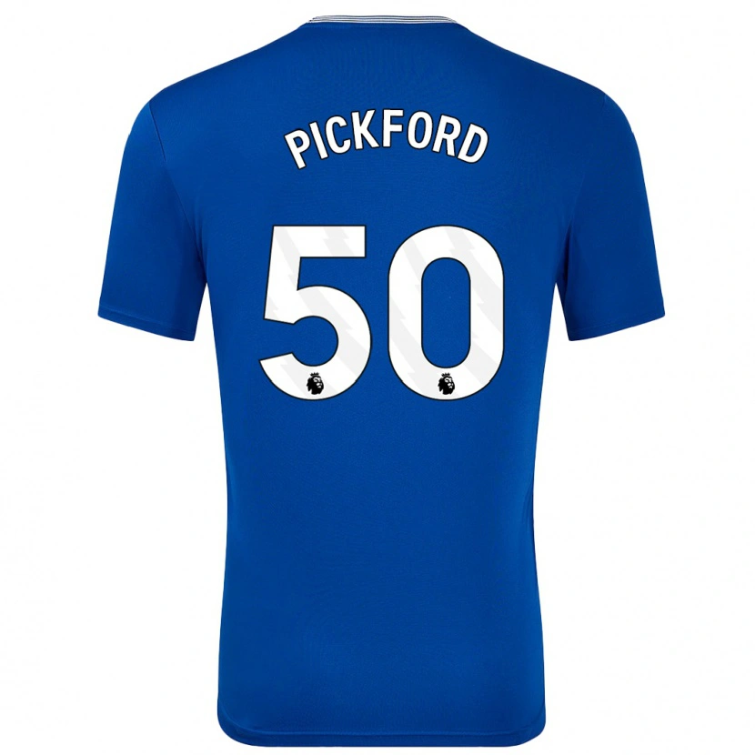 Danxen Dětské George Pickford #50 Modrá S Domů Hráčské Dresy 2024/25 Dres