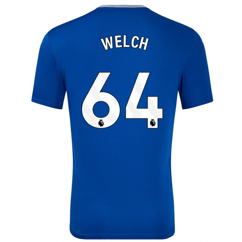 Danxen Dětské Reece Welch #64 Modrá S Domů Hráčské Dresy 2024/25 Dres