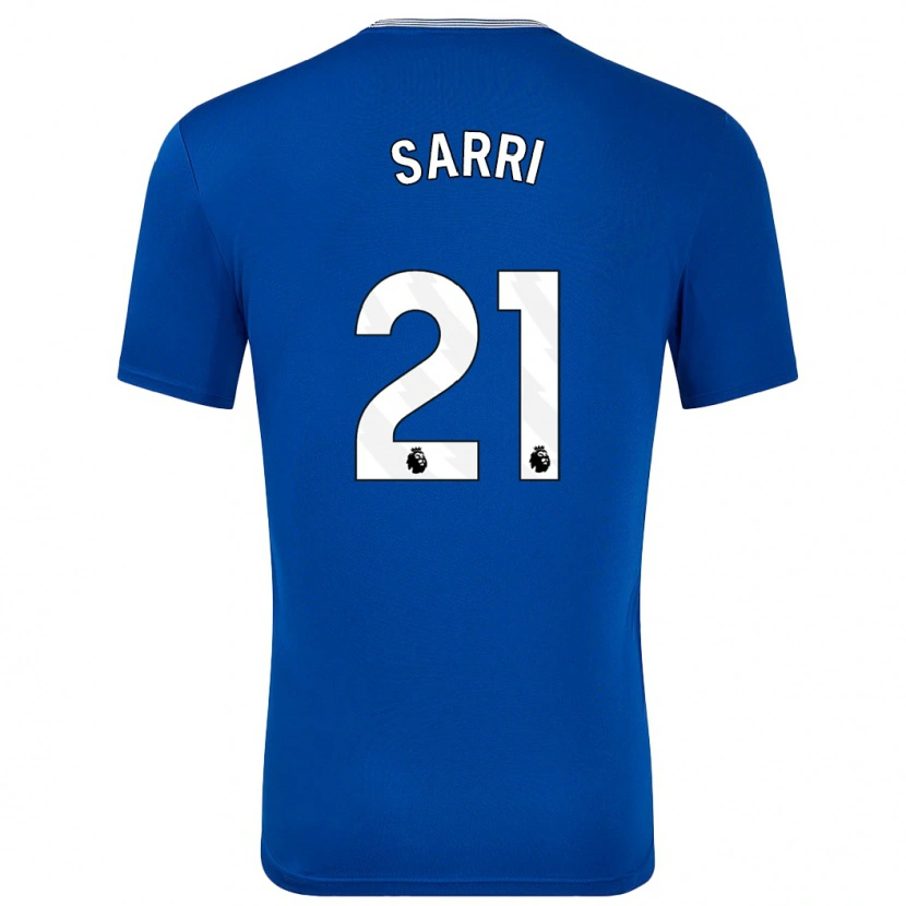 Danxen Dětské Veatriki Sarri #21 Modrá S Domů Hráčské Dresy 2024/25 Dres