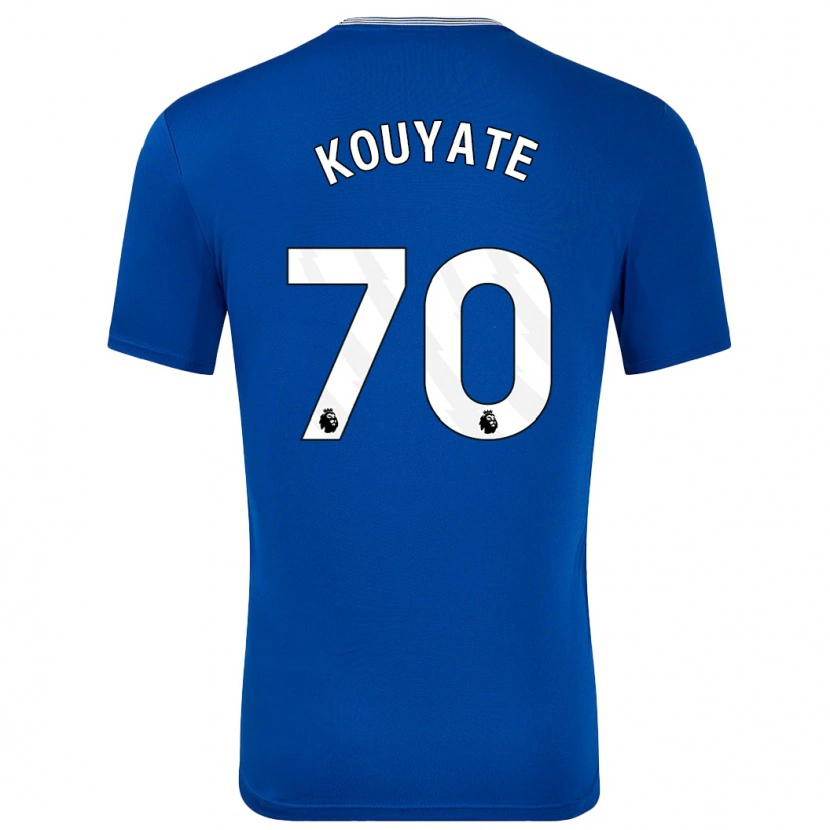 Danxen Dětské Katia Kouyate #70 Modrá S Domů Hráčské Dresy 2024/25 Dres