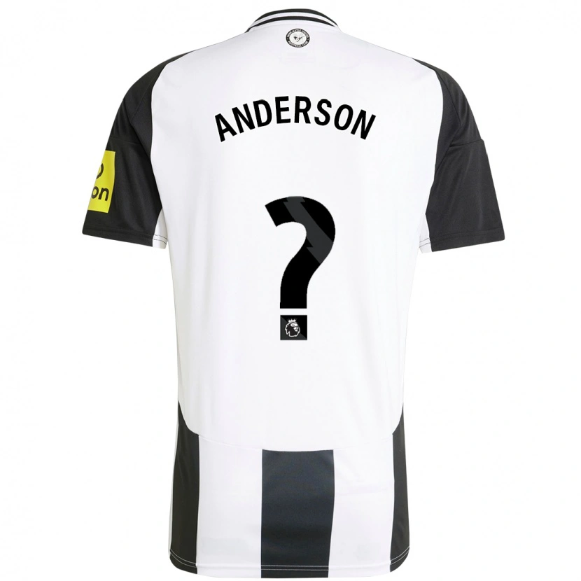 Danxen Dětské Will Anderson #0 Bílá Černá Domů Hráčské Dresy 2024/25 Dres