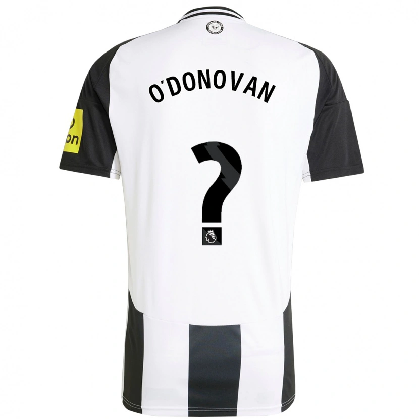 Danxen Dětské Alex O'donovan #0 Bílá Černá Domů Hráčské Dresy 2024/25 Dres