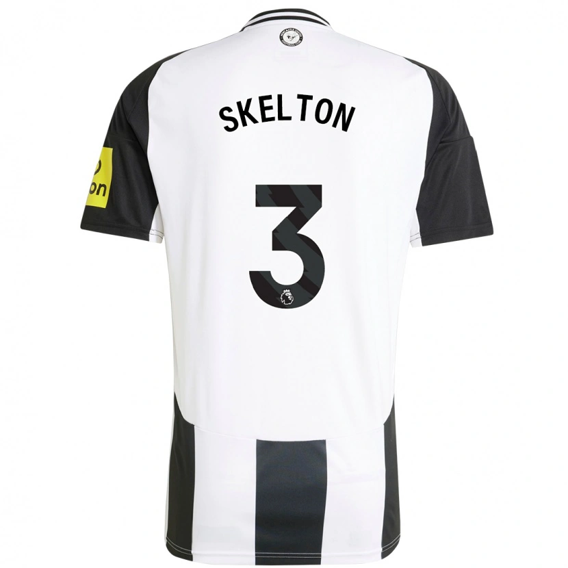 Danxen Dětské Keira Skelton #3 Bílá Černá Domů Hráčské Dresy 2024/25 Dres