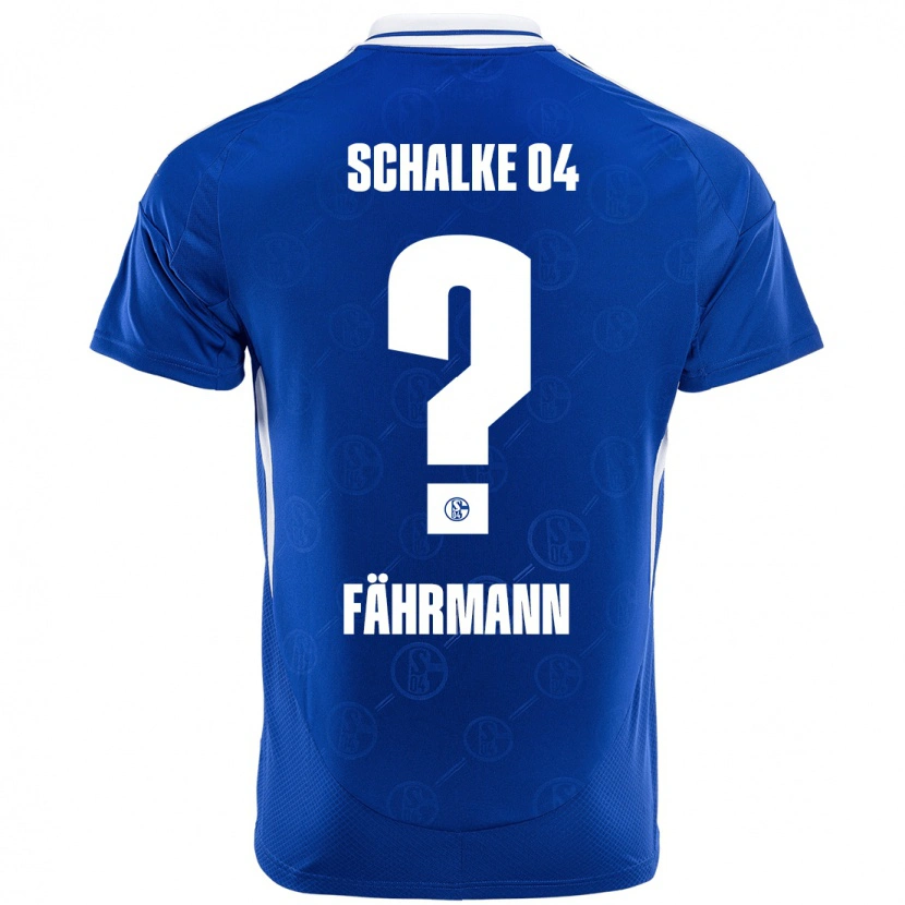 Danxen Dětské Ralf Fährmann #0 Královská Modrá Domů Hráčské Dresy 2024/25 Dres