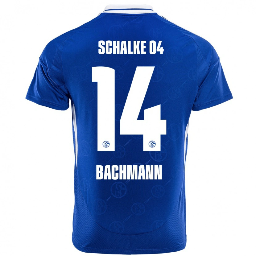 Danxen Dětské Janik Bachmann #14 Královská Modrá Domů Hráčské Dresy 2024/25 Dres