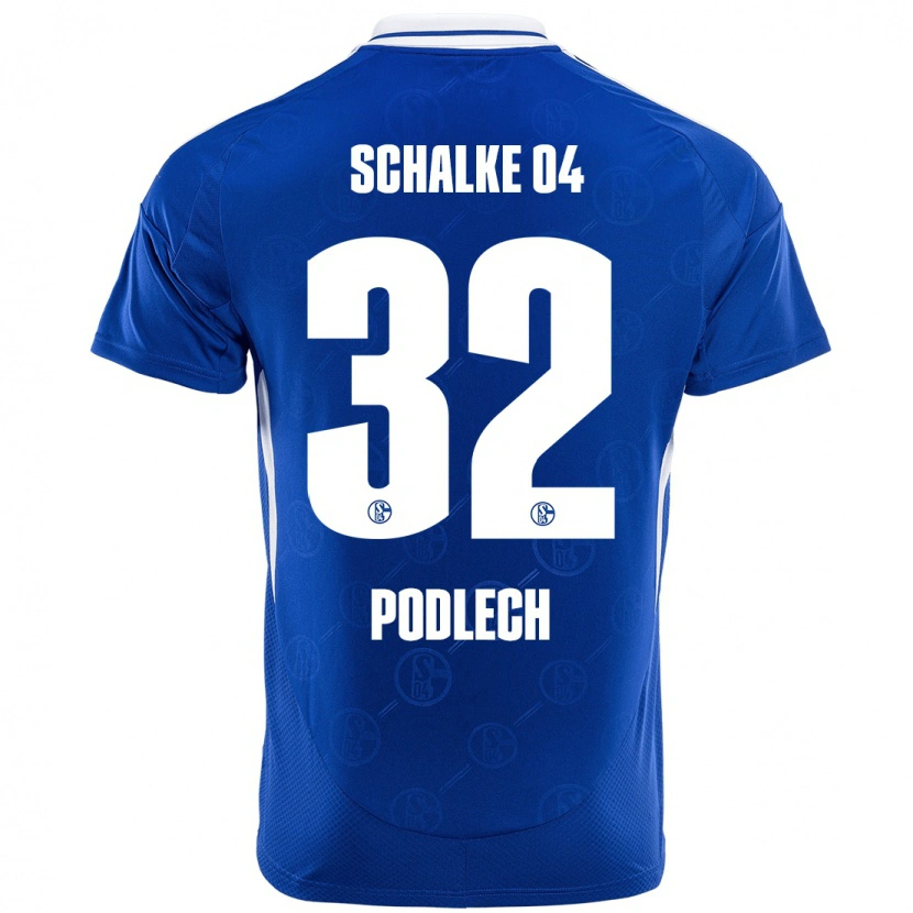 Danxen Dětské Luca Podlech #32 Královská Modrá Domů Hráčské Dresy 2024/25 Dres